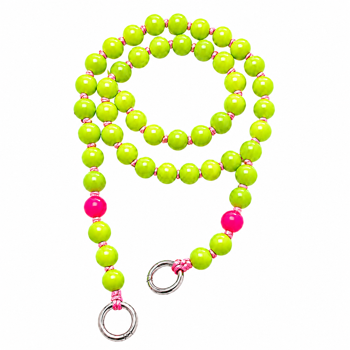 Handykette - Grün/Pink